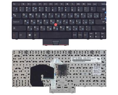 Клавиатура для ноутбука Lenovo ThinkPad Twist (230U, S230, S230I) с указателем (Point Stick) Black, Black Frame, RU