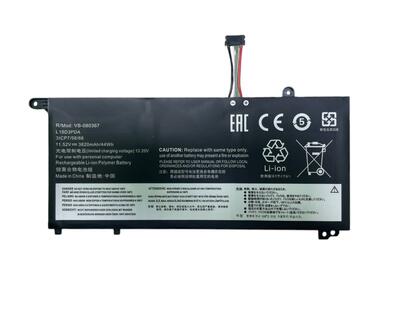 Аккумуляторная батарея для ноутбука Lenovo L19C3PDA 11.52V Black 3820mAh OEM