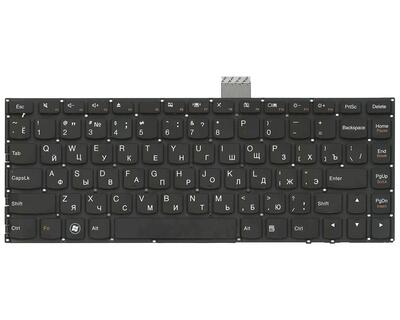 Клавиатура для ноутбука Lenovo IdeaPad (U300) Black, (No Frame), RU - фото 2