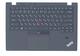 Клавиатура для ноутбука Lenovo ThinkPad (X1 Carbon) с подсветкой (Light), с указателем (Point Stick), Black, (Black TopCase), RU - фото 2, миниатюра