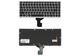 Клавиатура для ноутбука Lenovo IdeaPad (Z400) с подсветкой (Light), Black, (Gray Frame), RU