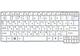 Клавиатура для ноутбука Lenovo IdeaPad (S10-2, S10-3C) White, RU - фото 2, миниатюра