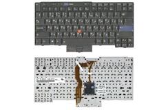 Купить Клавиатура для ноутбука Lenovo ThinkPad (T400S, T410, T410I, X220, T400, T520, T420) с указателем (Point Stick) Black RU