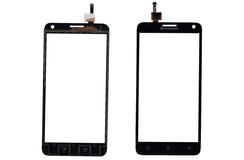Купить Тачскрин (Сенсорное стекло) для смартфона Lenovo S580 черный