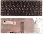 Клавиатура для ноутбука Lenovo IdeaPad (B470, V470) Black, (Black Frame), RU